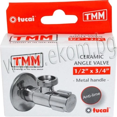 104TU03 Керамичен кран 1/2x3/4 0400006