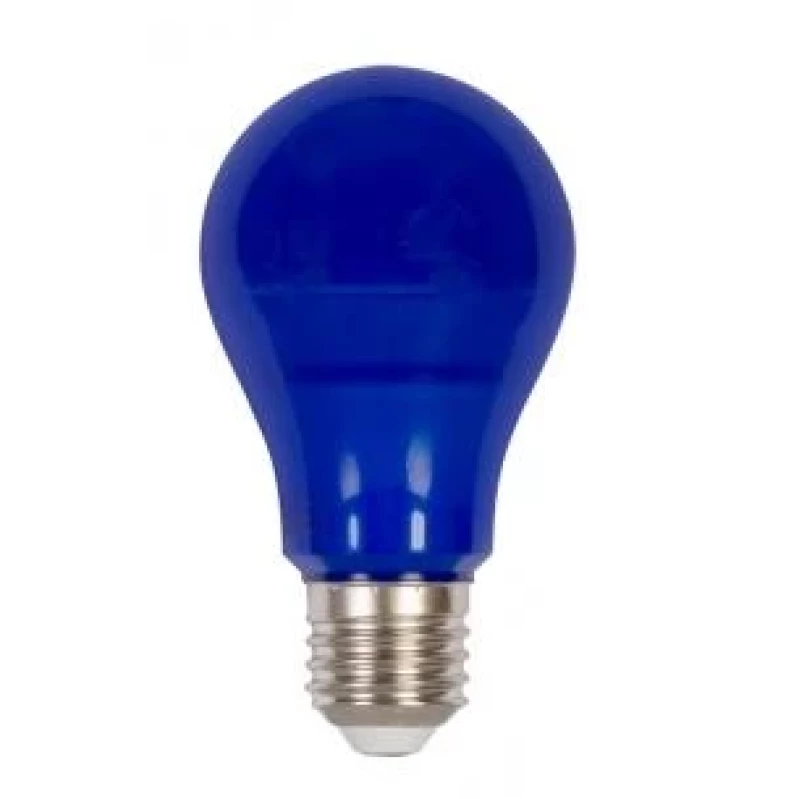 LED лампа крушка 6W, E27, 220-240V AC, синя светлина