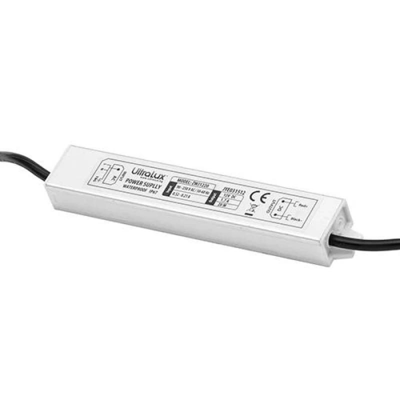 Захранване за LED лента, водоустойчивo, 12V DC, 20W