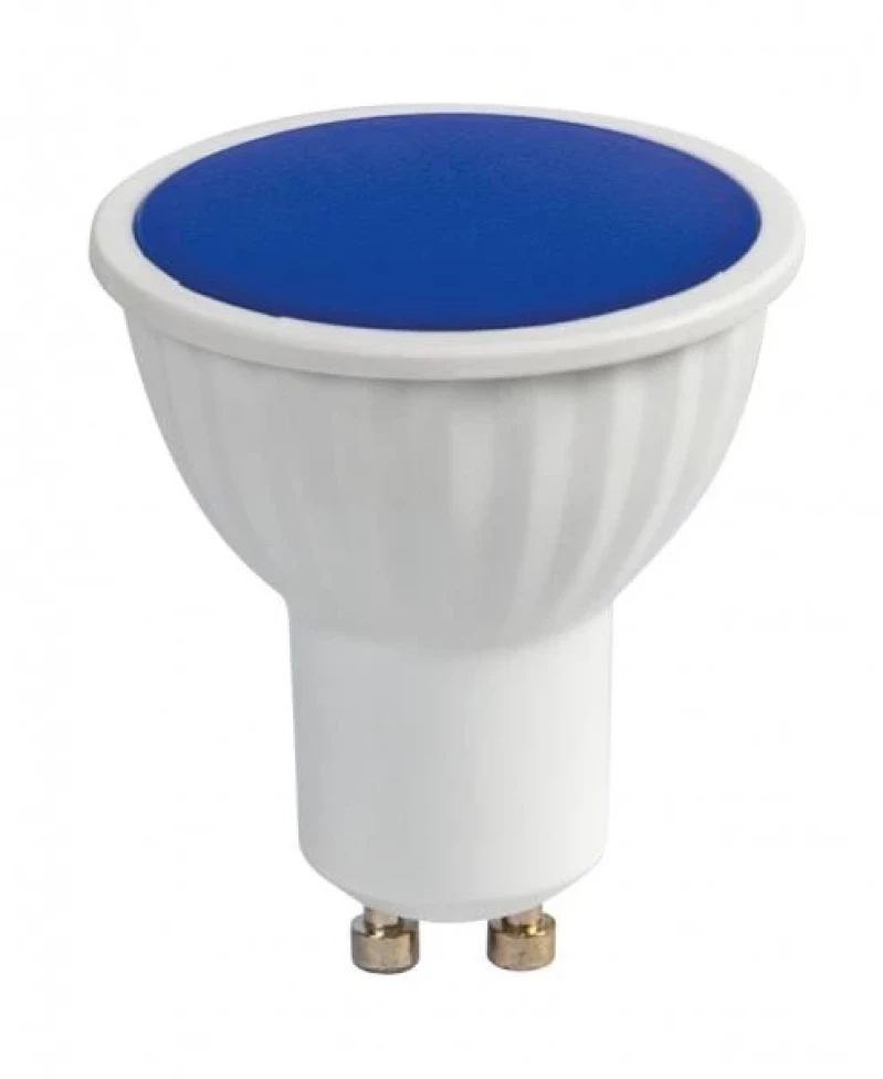 LED ЛУНИЧКА 5W, GU10, 220V-240V AC, СИНЯ СВЕТЛИНА, SMD2835