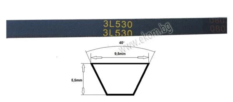 116LG74A Ремък 3L 530