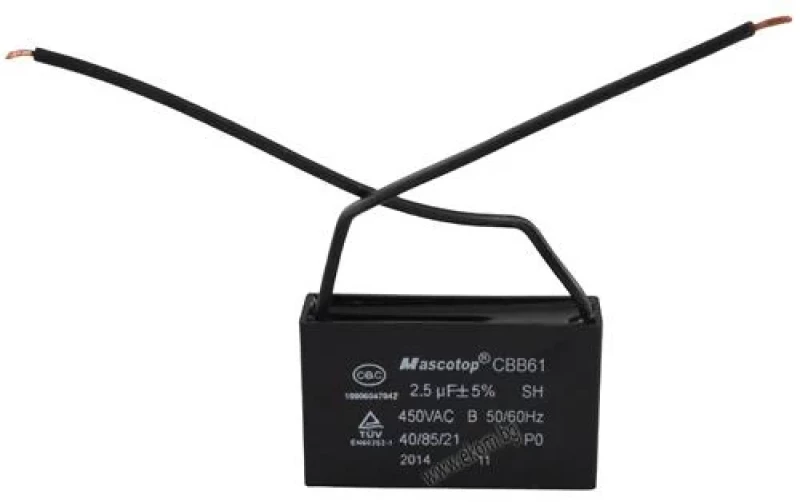 412AV84 Кондензатор 2,5mF/450VAC със изводи