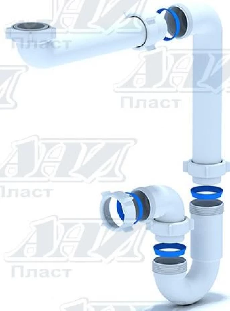 170WT25 ТРЪБЕН СИФОН 1 1/2" Х 40 ММ SPACE SAVING D5020EU