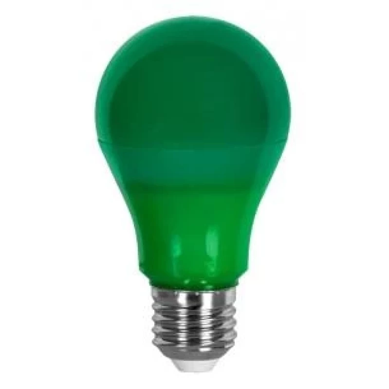 LED лампа крушка 6W, E27, 220-240V AC, зелена светлина
