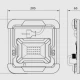 Thumbnail 5 of Работен LED прожектор 20W, 5000K, 220V-240V AC, IP65