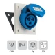 Thumbnail 1 of 803PB11 Стационарен контакт наклонен СМ IP44 16A 3P