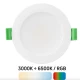 Thumbnail 4 of LED Smart димираща луна за вграждане, Bluetooth, 6W, 3000К-6500К/RGB, 220-240V AC, IP44