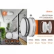 Thumbnail 2 of Декоративна LED плафониера 18W, 4200K, 220-240V AC, черна, кръг, IP20