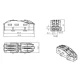 Thumbnail 2 of 805JI06 Клема 0.08-4mm, 1/2 извода, 32А, CMK-421-2