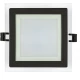 Thumbnail 2 of LED стъклен панел за вграждане, квадрат, 18W, 4200K, 220-240V AC, IP44, черен ринг