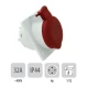 Thumbnail 1 of 803PB15 Стационарен контакт наклонен СМ IP44 32A 4P