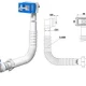 Thumbnail 1 of 170WT11 ВИТЛО ЗА СИФОН Ф70 1 1/2" С ПРЕЛИВНИК (УНИВЕРСАЛЕН) PVC N105
