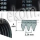 Thumbnail 2 of 116MI01 Ремък 1880мм J5 гумен