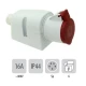 Thumbnail 1 of 803PB18 Стационарен контакт ОМ IP44 16A 5P