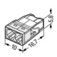 Thumbnail 2 of 805WG03 КЛЕМА 2х0.5-2.5mm2 2273-202