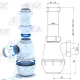 Thumbnail 1 of 170WT16 СИФОН Ф40 1" 1/2" БЕЗ ВИТЛО A0120
