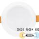 Thumbnail 3 of LED панел за вграждане, кръг, влагозащитен 5W, 3000K/4000K/6500K, 220-240V AC, IP54