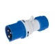 Thumbnail 1 of 802EC00 Подвижен щепсел IP44 220V 2P+T 16A EC69070