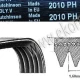 Thumbnail 1 of 116LG443 Ремък 2010мм PH7 гумен