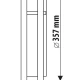 Thumbnail 2 of Декоративна LED плафониера 24W, 4200K, 220-240V AC, сатиниран никел, кръг, IP20