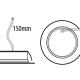 Thumbnail 2 of Мини LED луна за вграждане 4W, 4200K, 220-240V AC, IP44, сатиниран никел