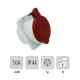 Thumbnail 1 of 803PB13 Стационарен контакт наклонен СМ IP44 16A 5P