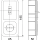 Thumbnail 2 of 808АТ03 Бойлерно табло комб двойна 25А АТРА 4132