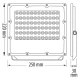 Thumbnail 5 of LED Slim прожектор 100W, 5000K, 220-240V AC, IP65 неутрална светлина