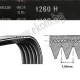 Thumbnail 1 of 116LG332 Ремък 1260мм H7 гумен