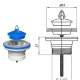 Thumbnail 1 of 170WT07 ВИТЛО ЗА СИФОН С ТАПА PVC Ф65 1 1/4" M205