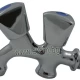 Thumbnail 1 of 104TM24 Канелка никелирана 1/2" със извод 3/4"