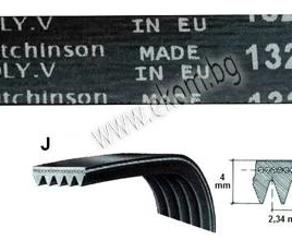 Снимка на 116LG107 Ремък 1323мм J5 гумен