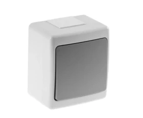 Снимка на 804PB03 Светлинен ключ BETA сх.1 ОМ сив IP44