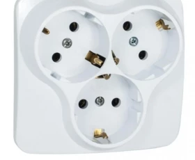 Снимка на 803АТ11 Контакт троен Класик 11/12 бял 16А,250V 5311