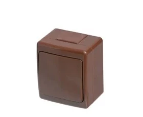 Снимка на 804PB02 Светлинен ключ BETA сх.6 ОМ кафяв IP44