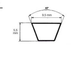 Снимка на 116LG11A Ремък 3L 550