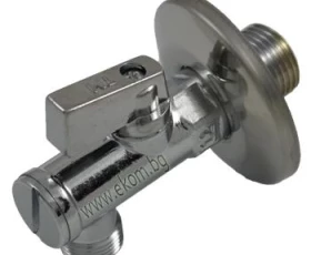 Снимка на Сферичен кран с филтър 1/2"x3/8" ъглов
