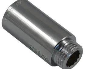 Снимка на Удължител хром 1/2"x80 mm