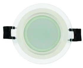 Снимка на LED стъклен панел за вграждане, кръг, 6W, 4200K, 220-240V AC, IP44