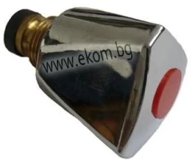 Снимка на 501ЮН05 Ръкохватка к-кт 3/8" червена,метална