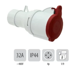 Снимка на 803PB09 Подвижен контакт IP44 32A 4P