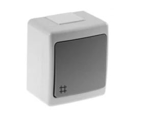 Снимка на 804PB06 Светлинен ключ BETA сх.7 ОМ сив IP44