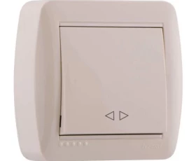 Снимка на 804ЕЛ08 Ключ открит монтаж Демет сх.6 крем 711-0300-105