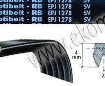 Снимка на 116GR05 Ремък 1278мм EPJ6