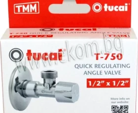 Снимка на 104TU05 Ъглов кран 1/2x1/2 0400009