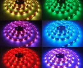 Снимка на LED ЛЕНТА RGB 7.2W/m 5M ВОДОУСТОЙЧИВА IP65