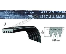 Снимка на 116LG92 Ремък 1217мм J4 MAEL гумен