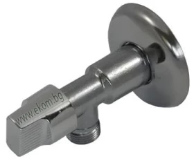 Снимка на Сферичен кран 1/2"x3/8" ъглов 1/4 завъртане