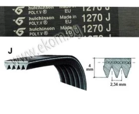 Снимка на 116LG98 Ремък 1270мм J6 гумен