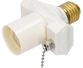 Снимка на 806TX00 Фасунга с ключ и гнездо за щепсел 4А E-27